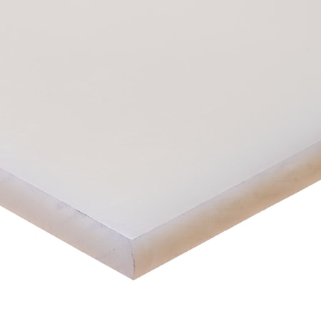 White Polypropylene Plastic Bar 48 L, 6 W